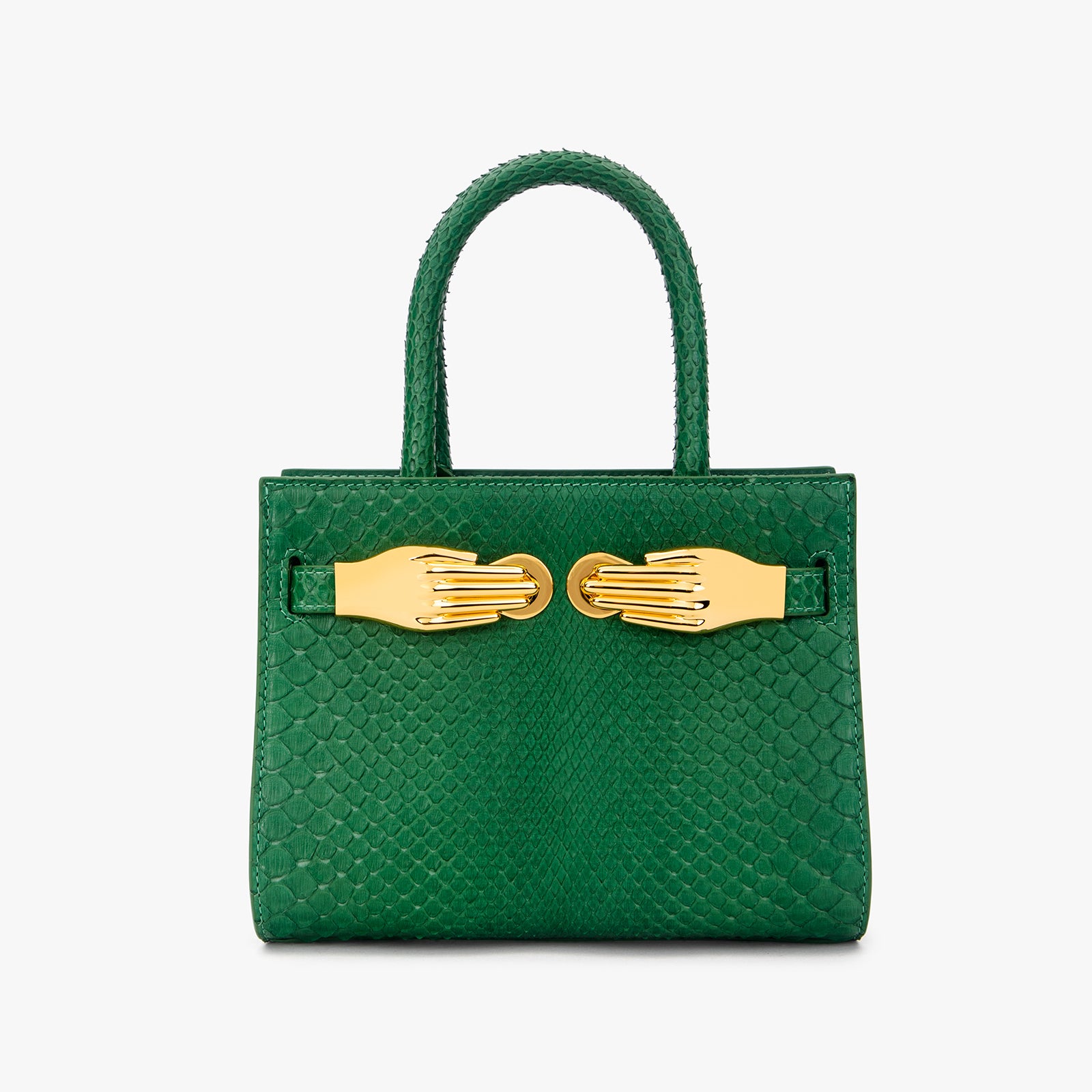 Python Skin Structured Bag