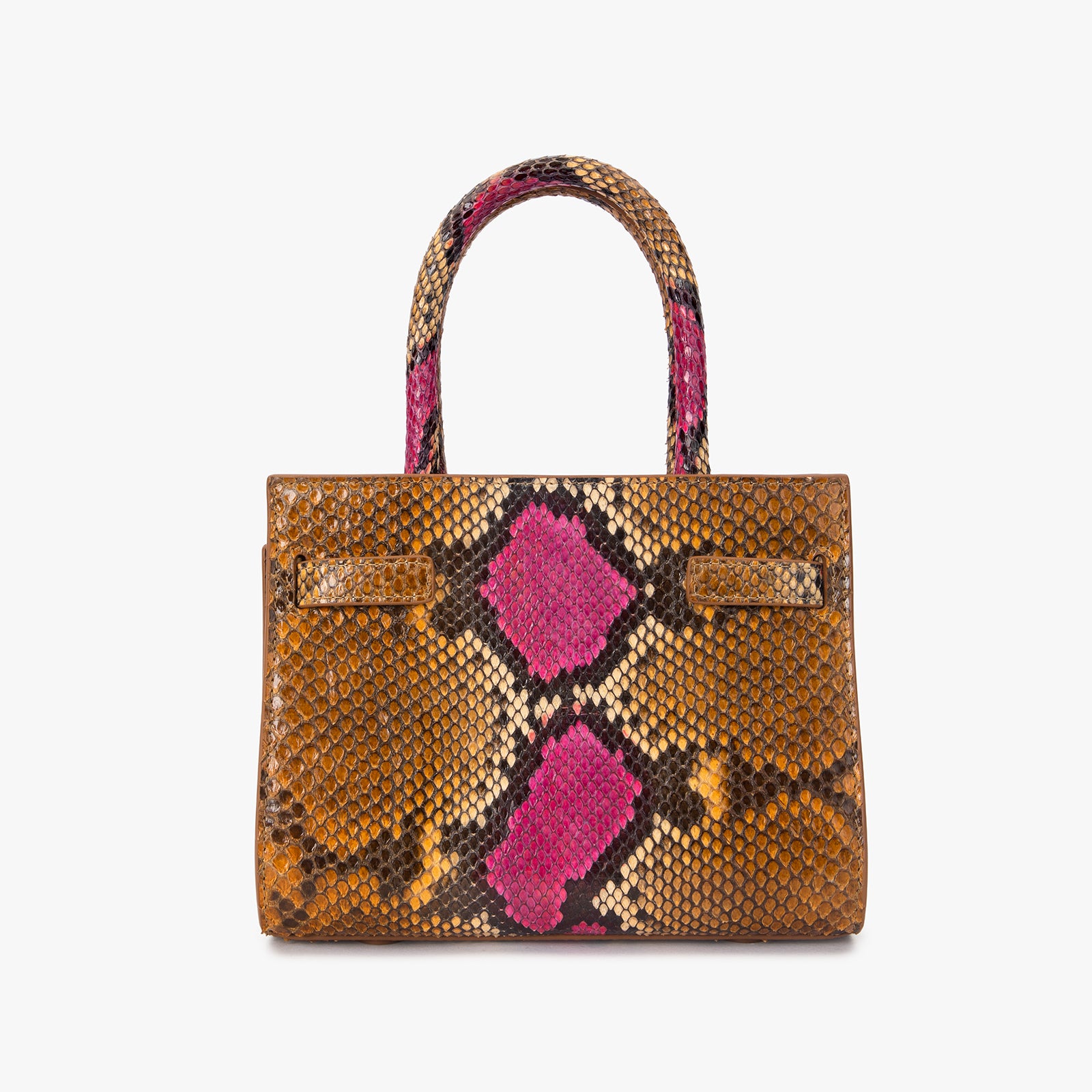 Python Skin Structured Bag