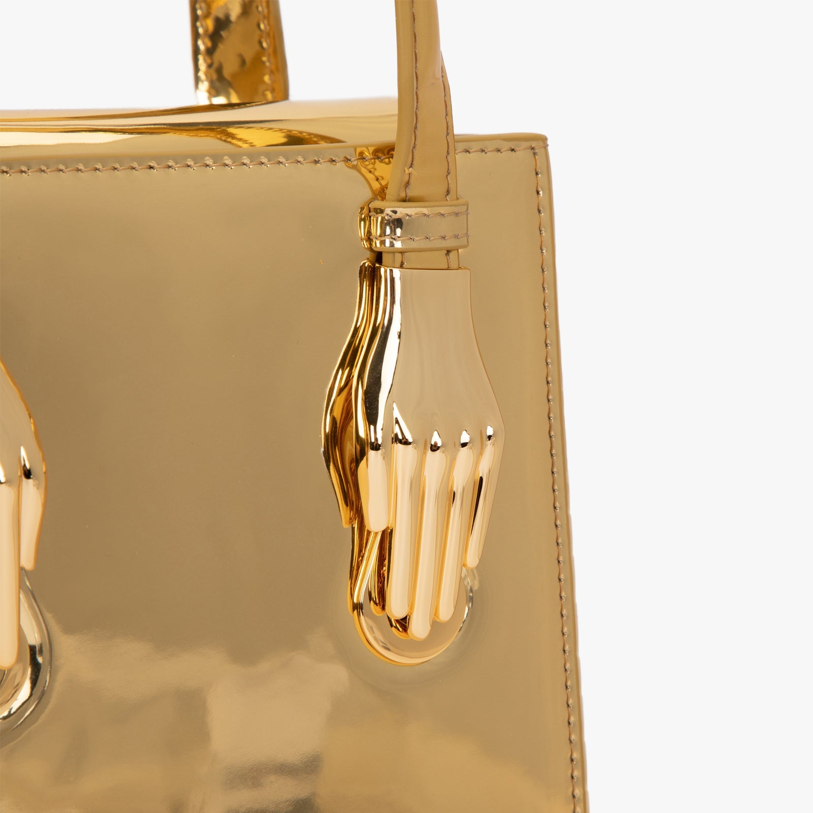 Сумка Aieda (золотистая веганская кожа)