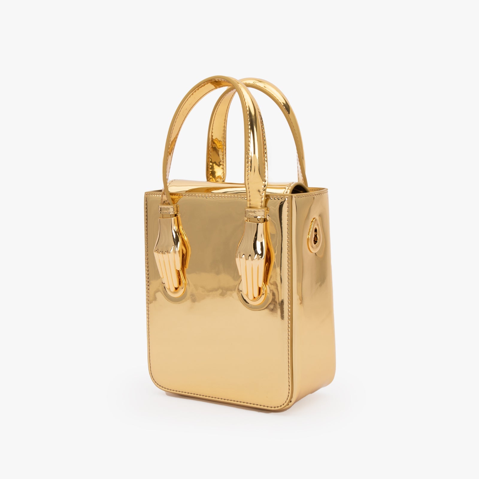 Сумка Aieda (золотистая веганская кожа)