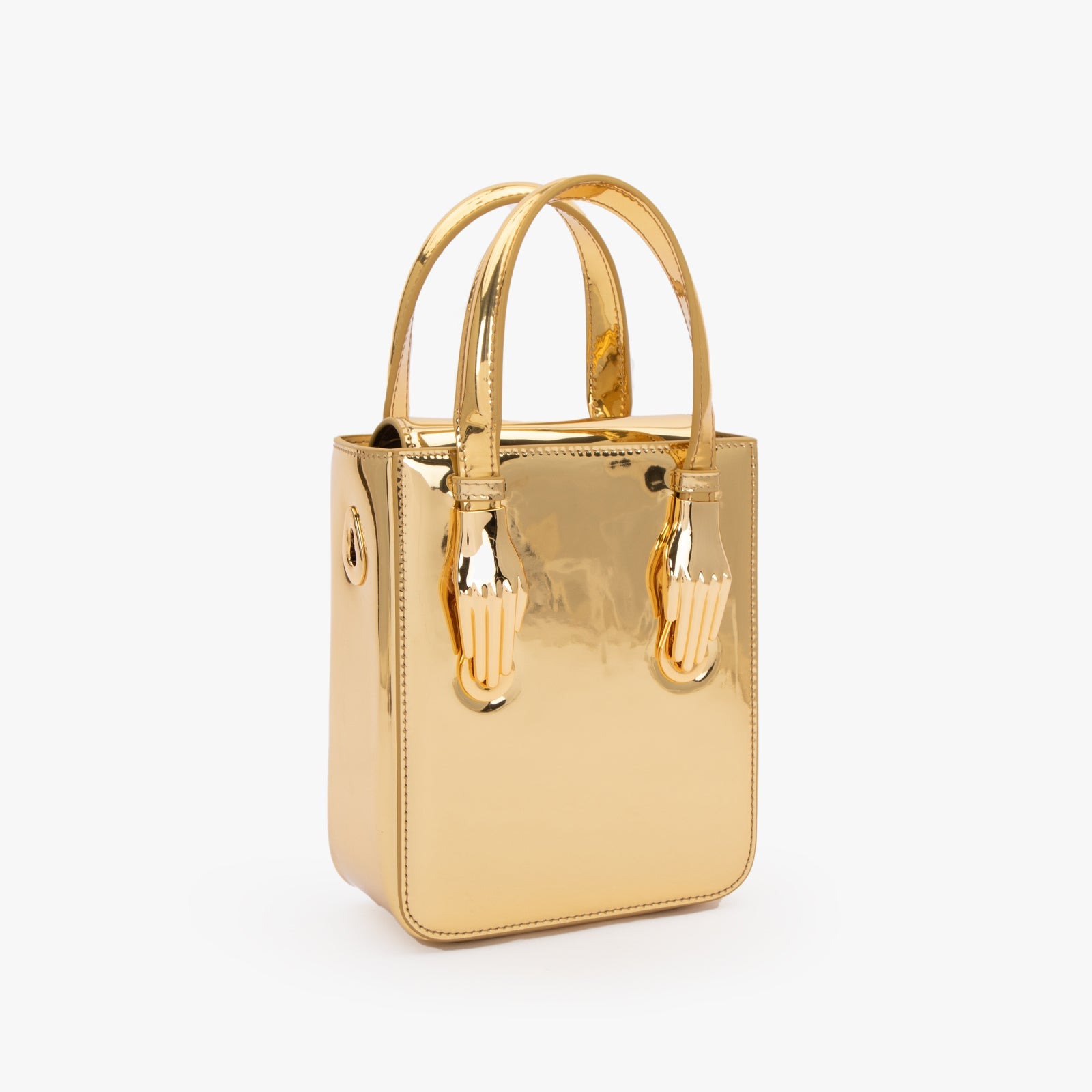 Сумка Aieda (золотистая веганская кожа)