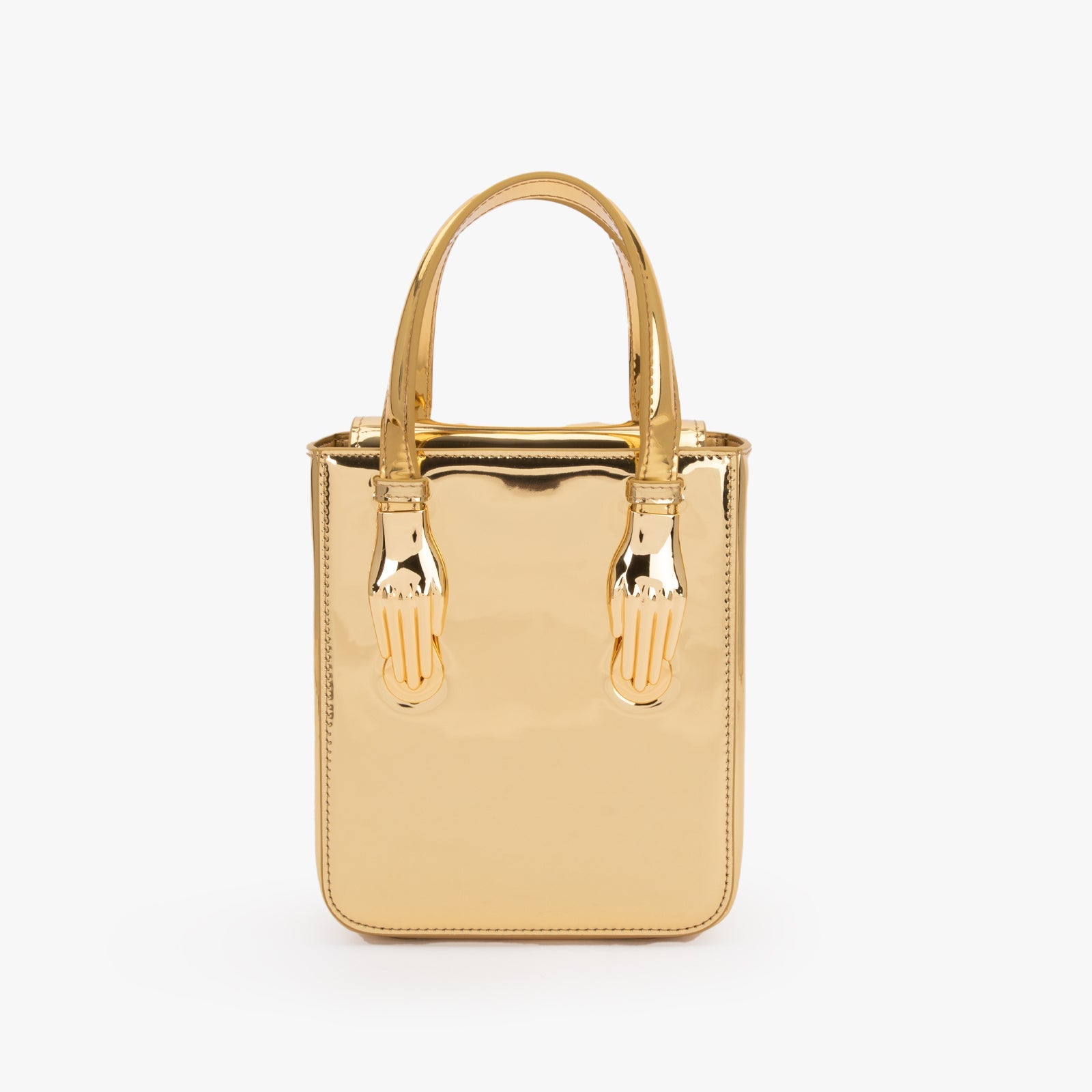 Aieda Bag(Gold Vegan Leather)