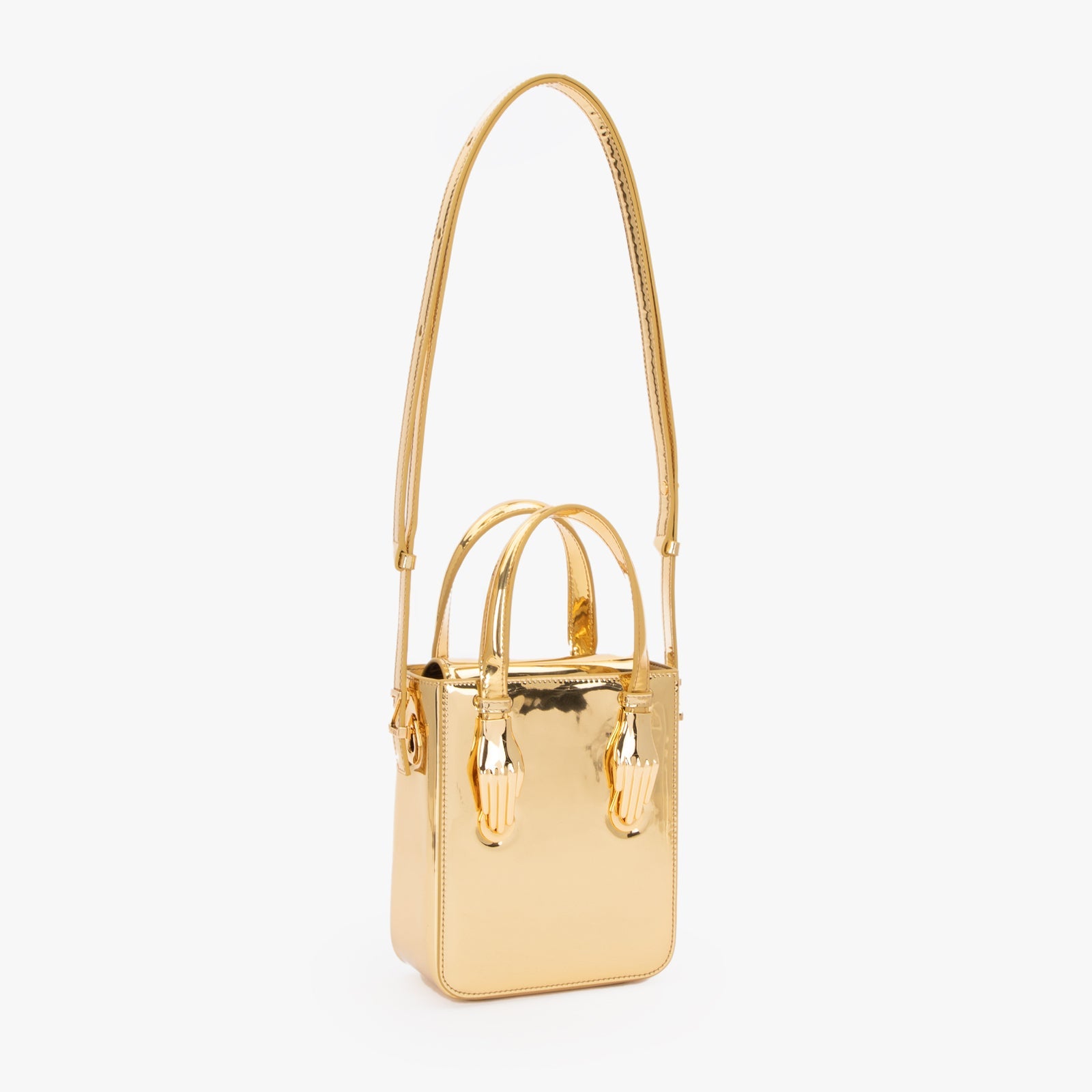 Сумка Aieda (золотистая веганская кожа)