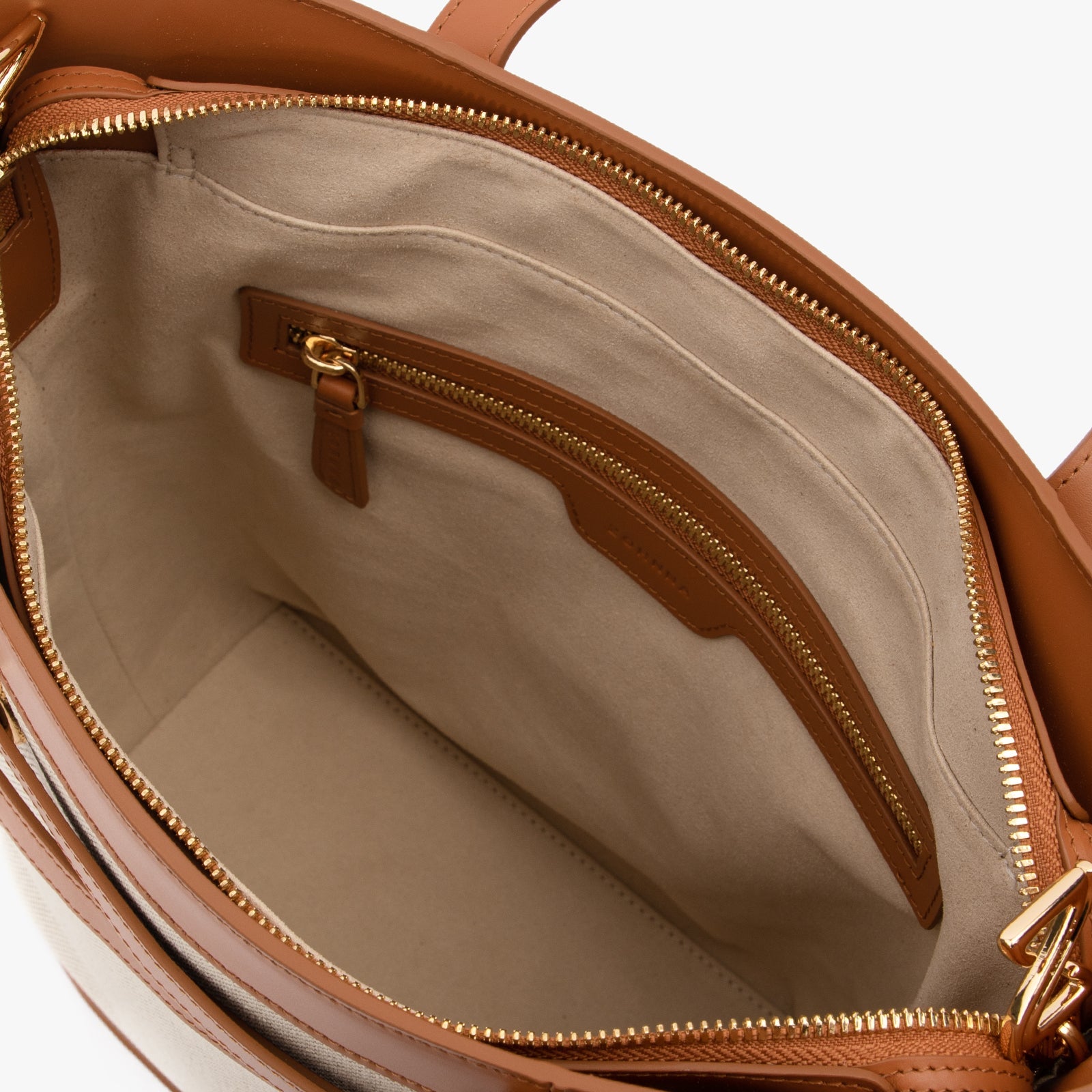 Sac fourre-tout en toile et cuir