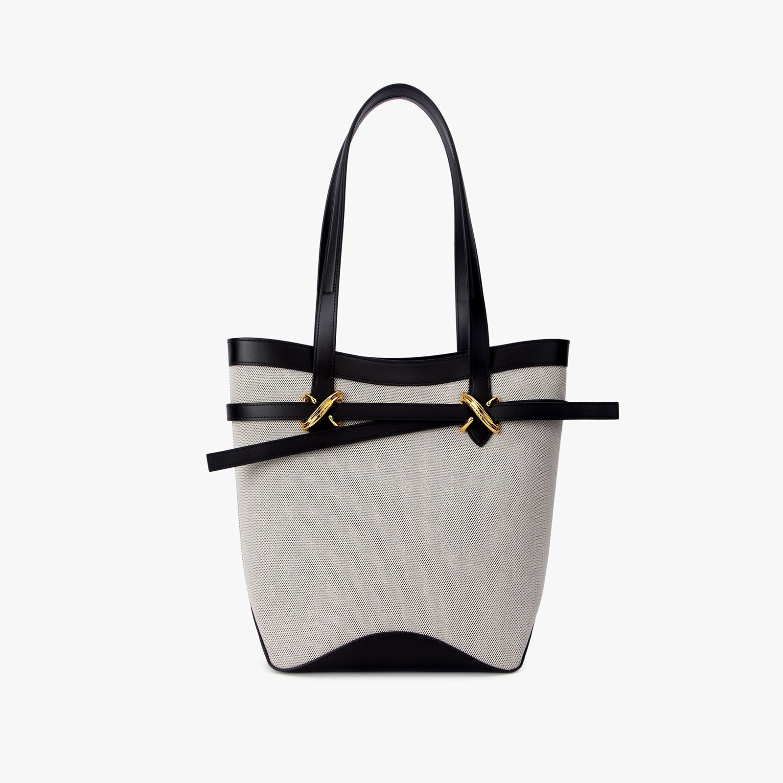 Canvas & Leather Tote Bag