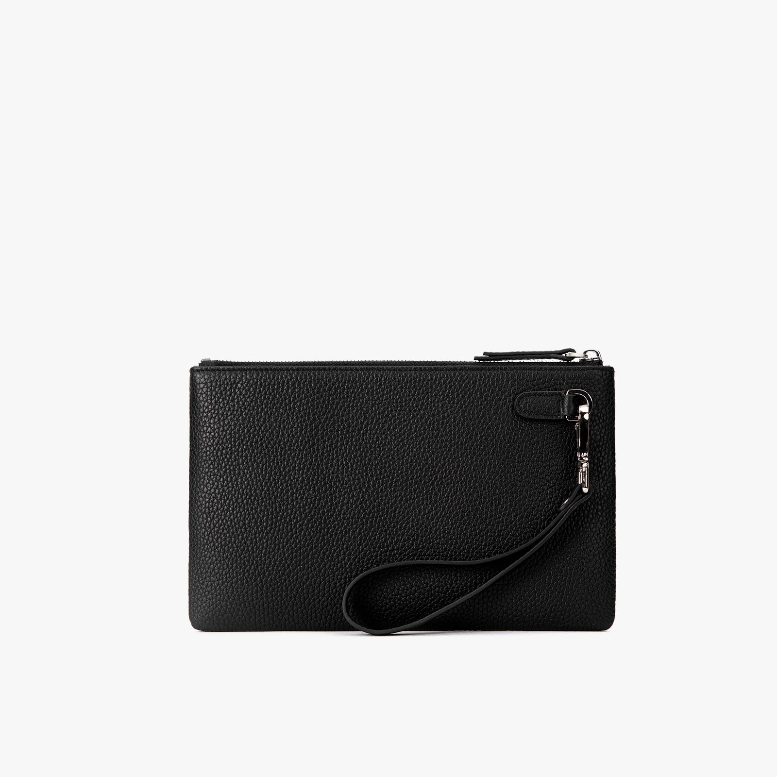 Lumi Grain Single Zip Clutch