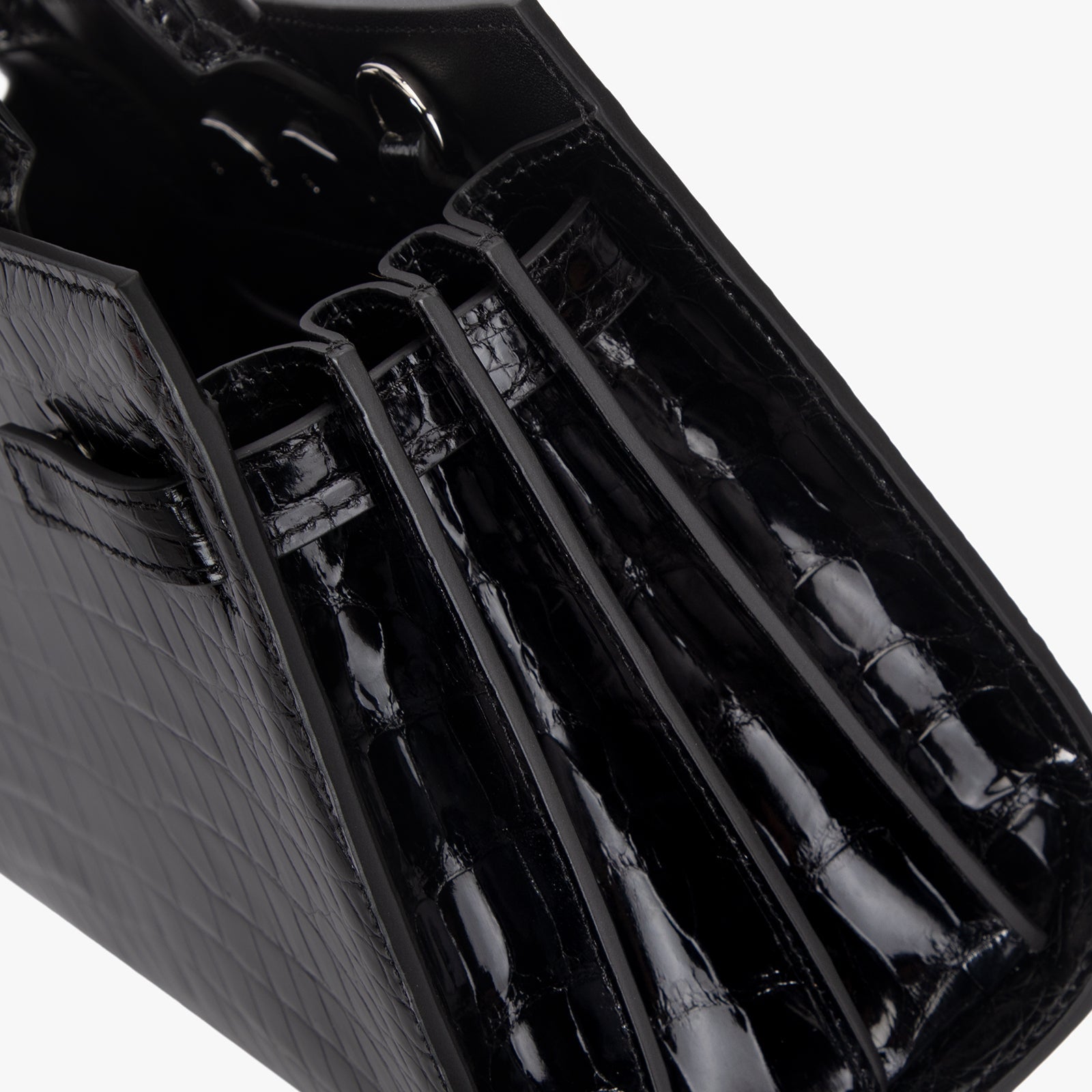 Geantă privată personalizată din piele de crocodil reală