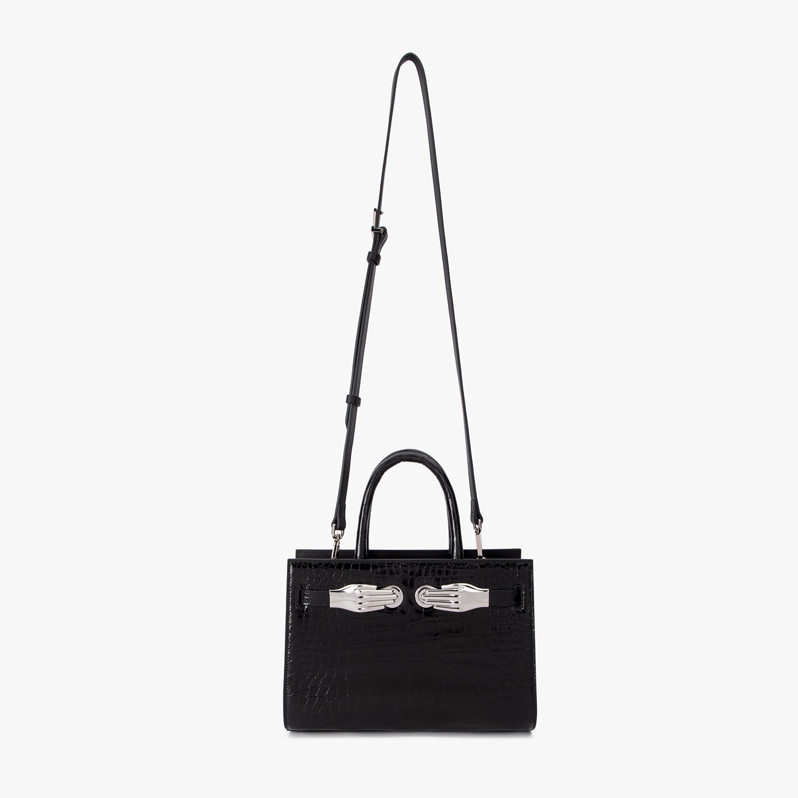 Geantă privată personalizată din piele de crocodil reală