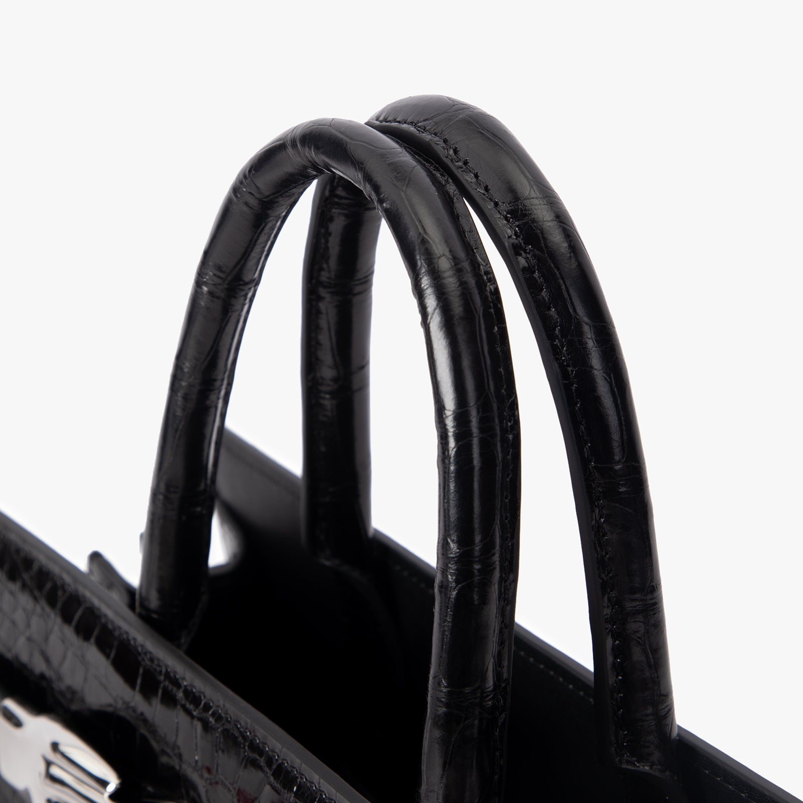 Geantă privată personalizată din piele de crocodil reală