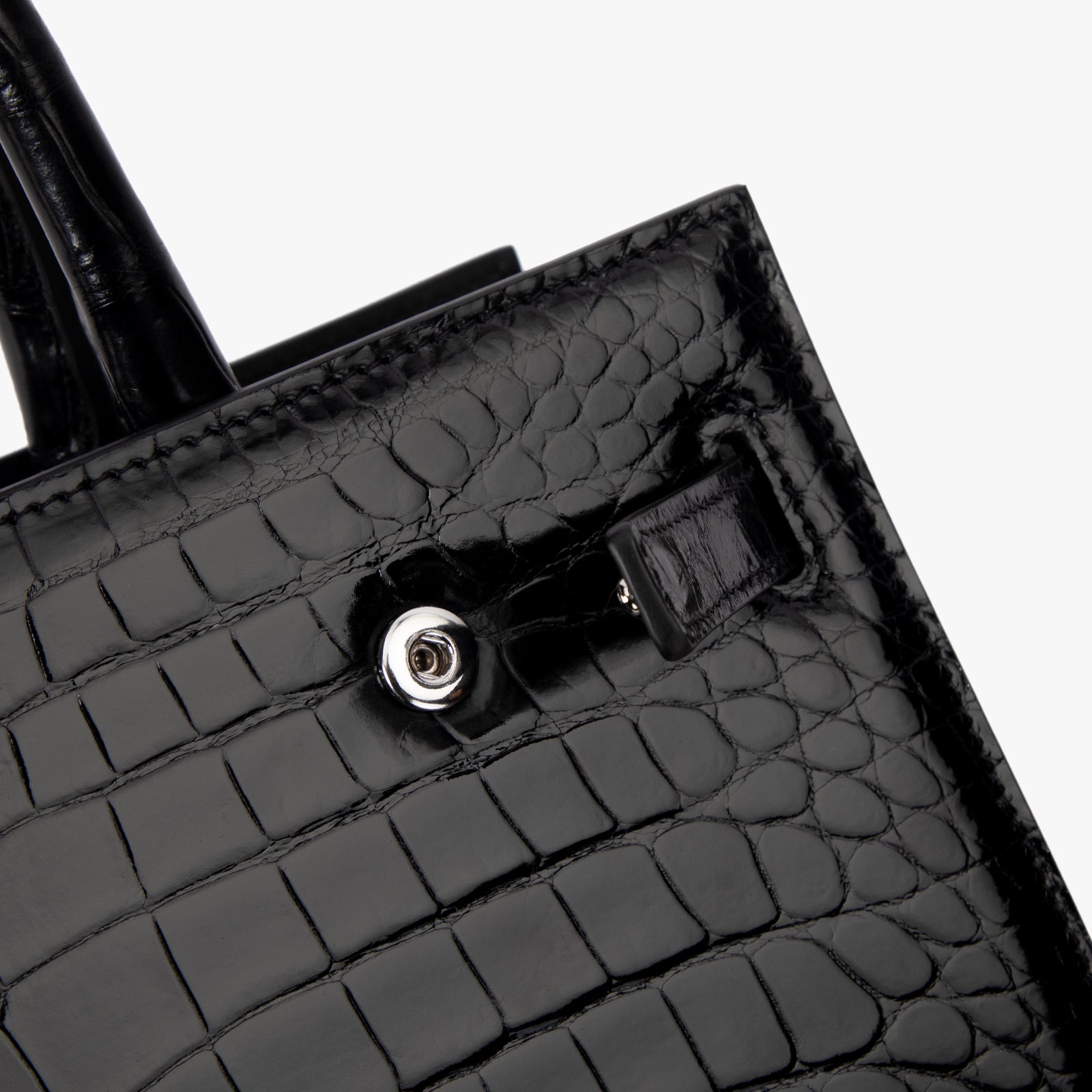 Geantă privată personalizată din piele de crocodil reală