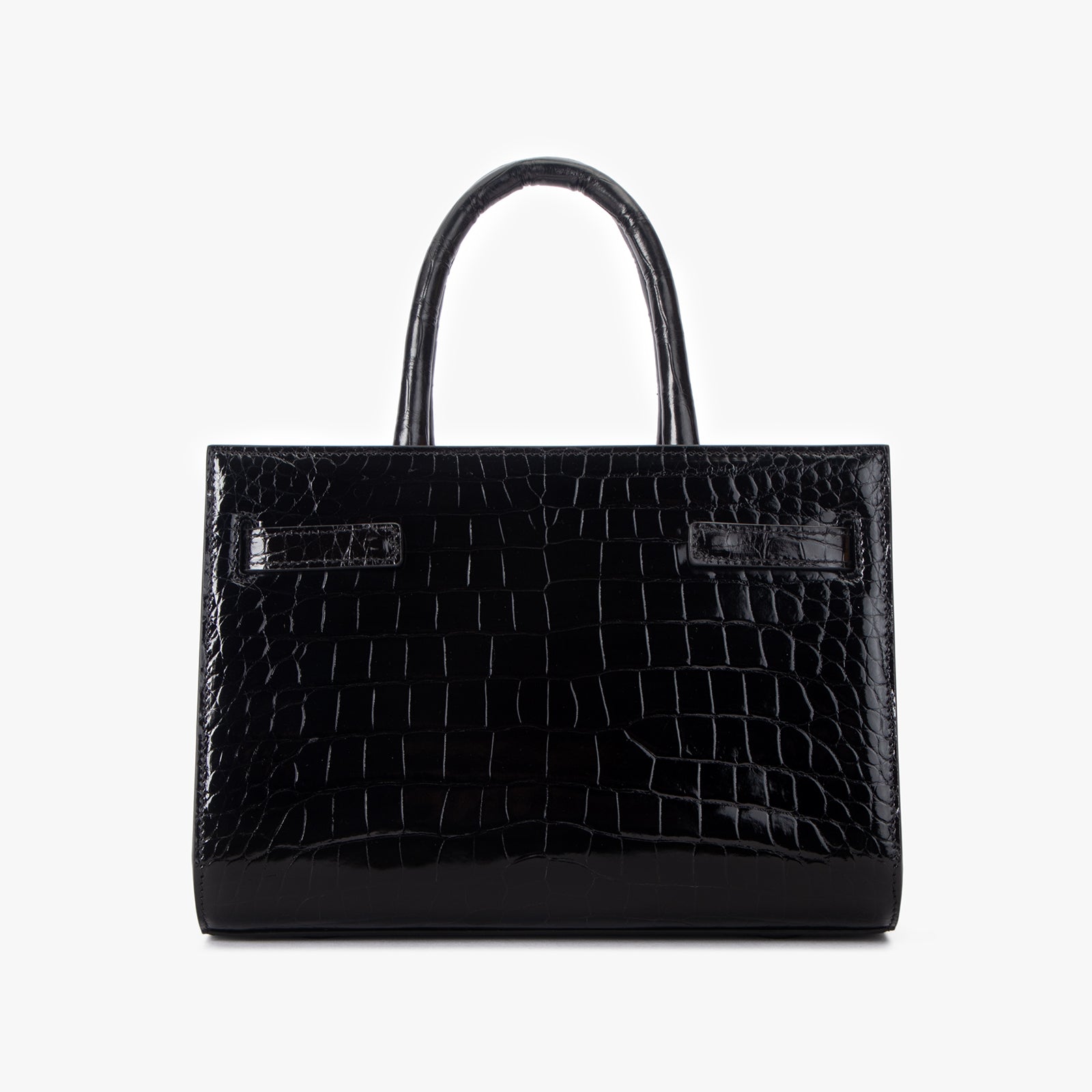 Geantă privată personalizată din piele de crocodil reală