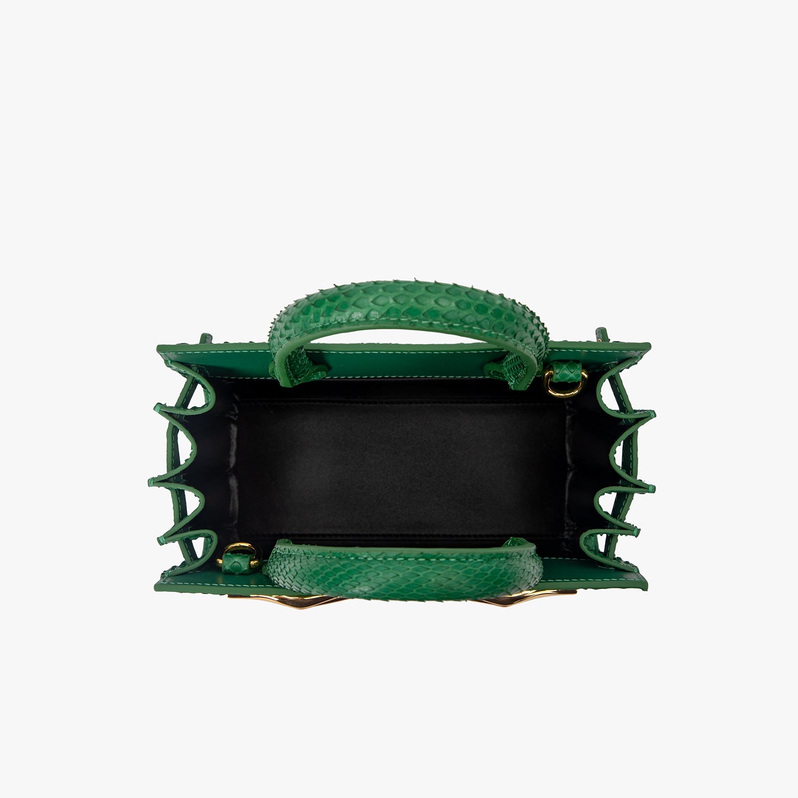 Python Skin Structured Bag