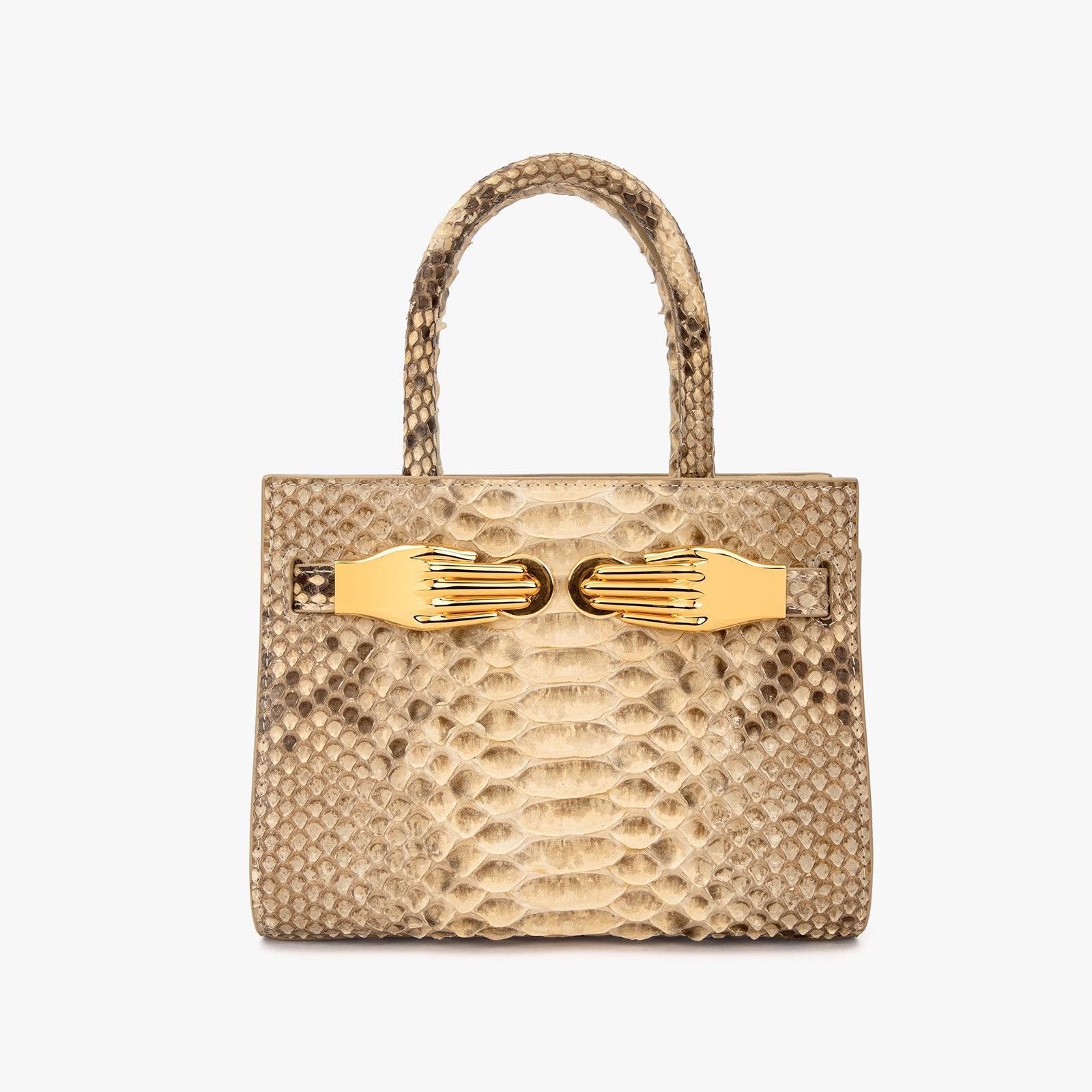 Python Skin Structured Bag – ZORNNA