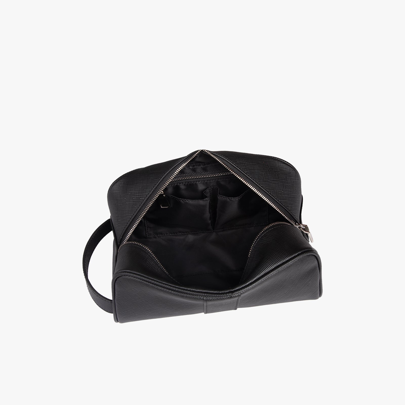 Saffiano Crosshatch Dopp Kit