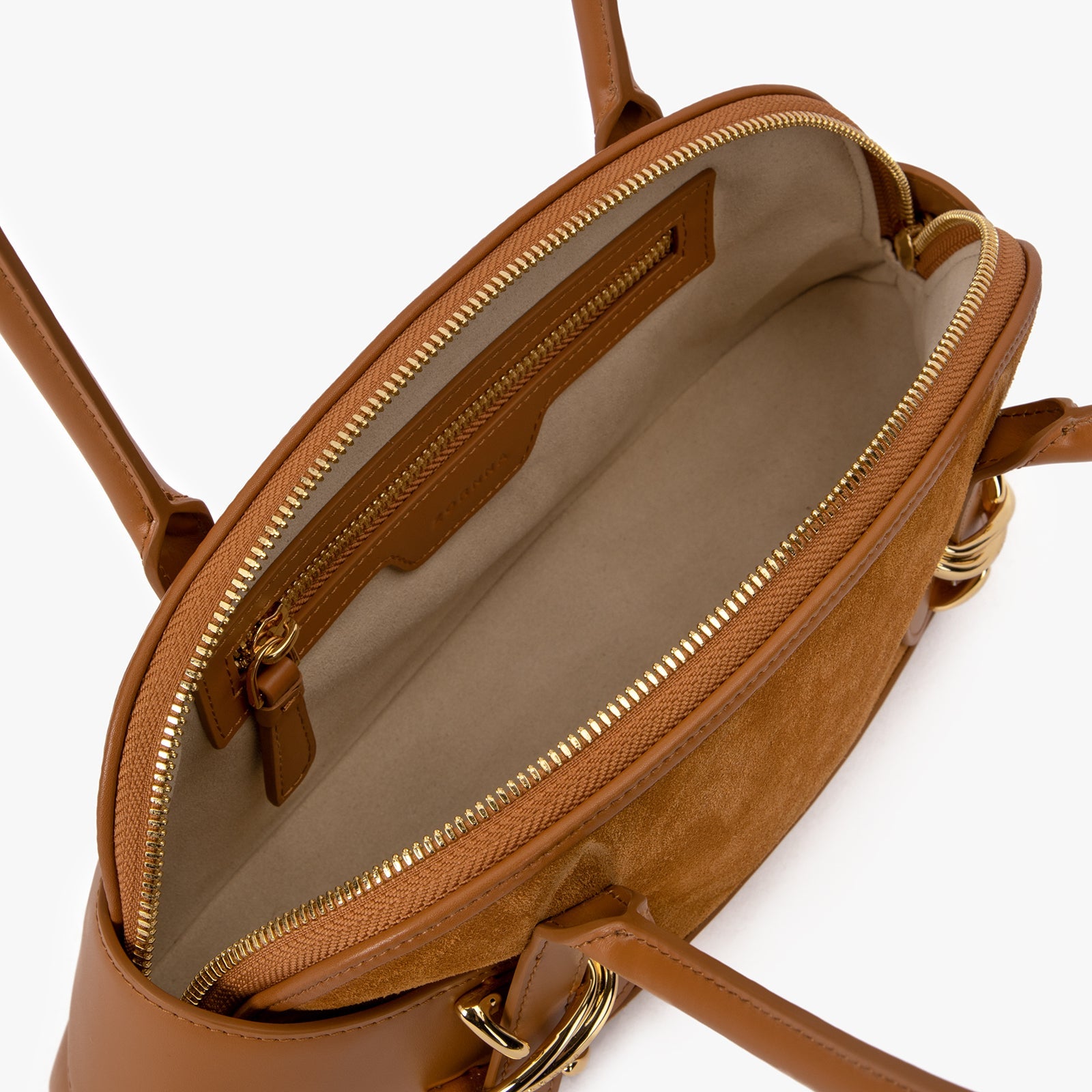 Axelväska i mockaläder