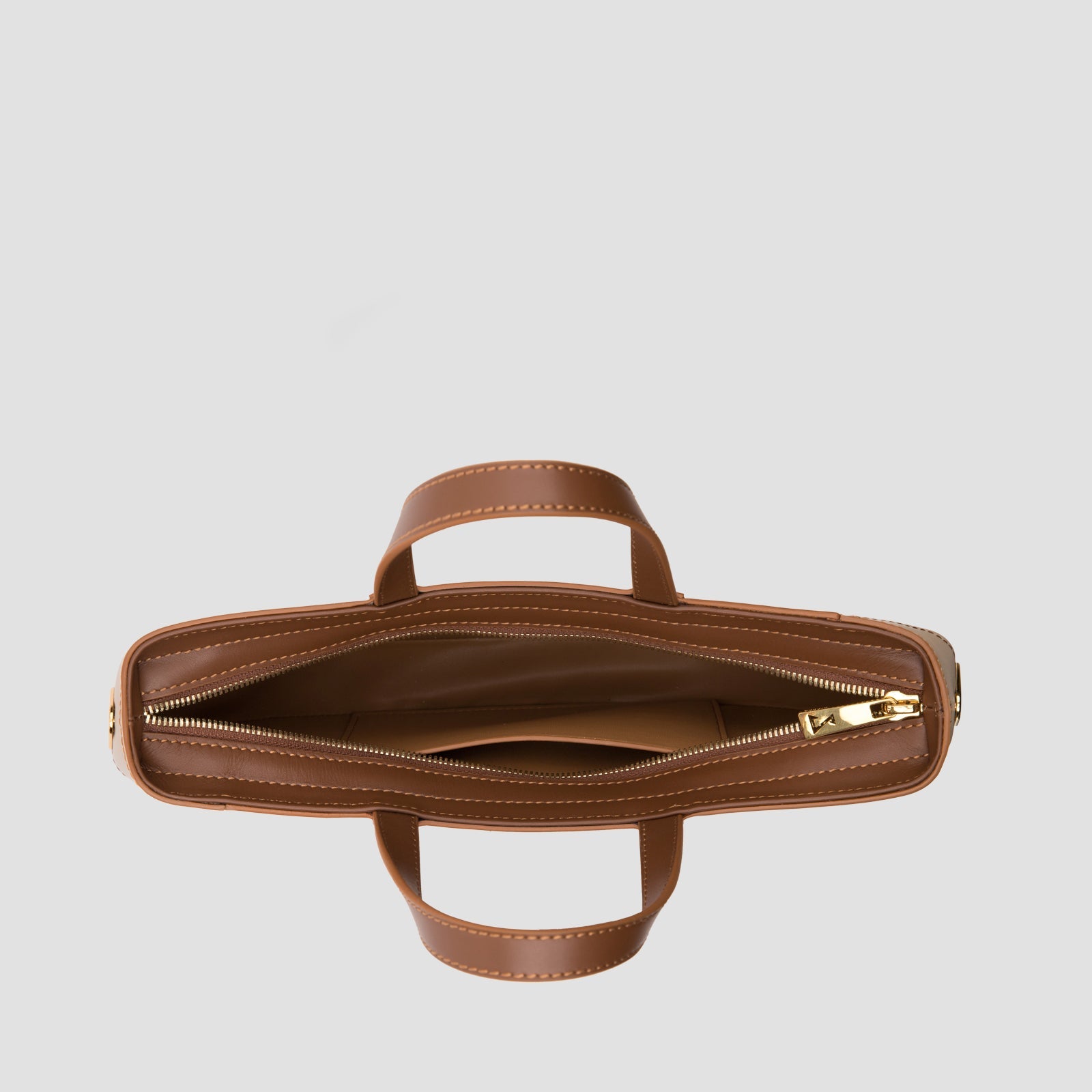 Fan bolso monedero marrón