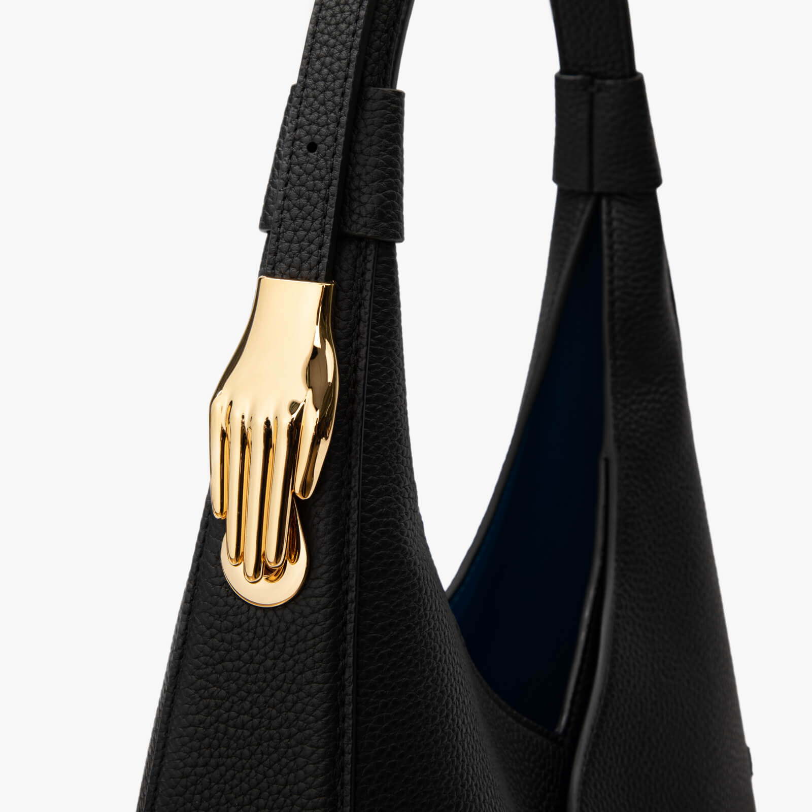 Bolsa Victoria em pele granulada