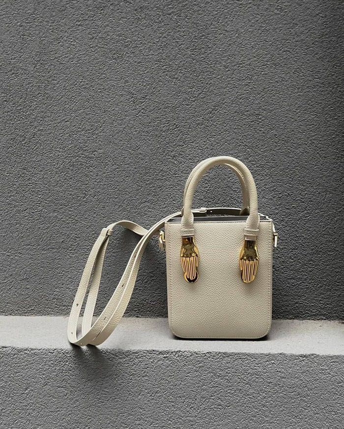 Astrid%E2%84%A2 Luxury Leather Bag With Gold Details main image 0