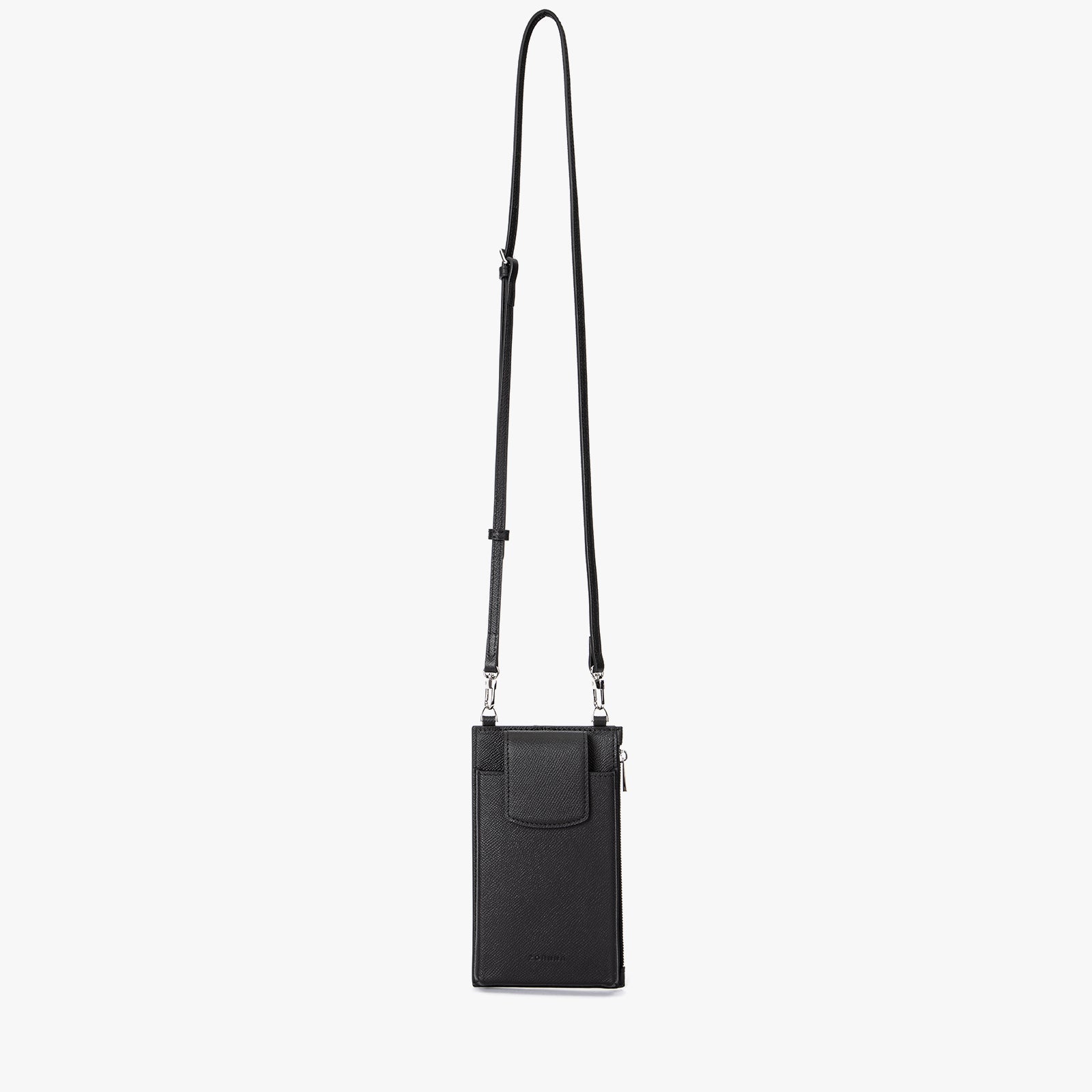 Leather crossbody cell phone purse discount
