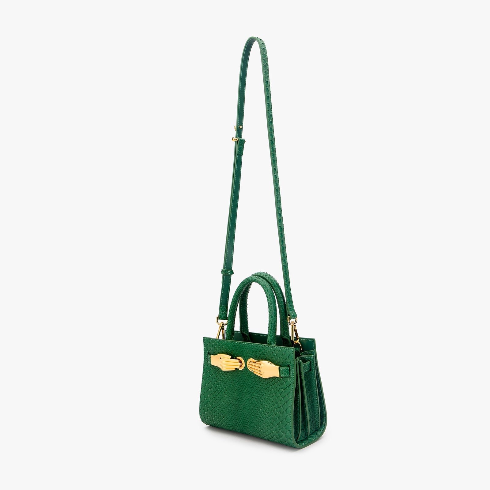 Python Skin Structured Bag