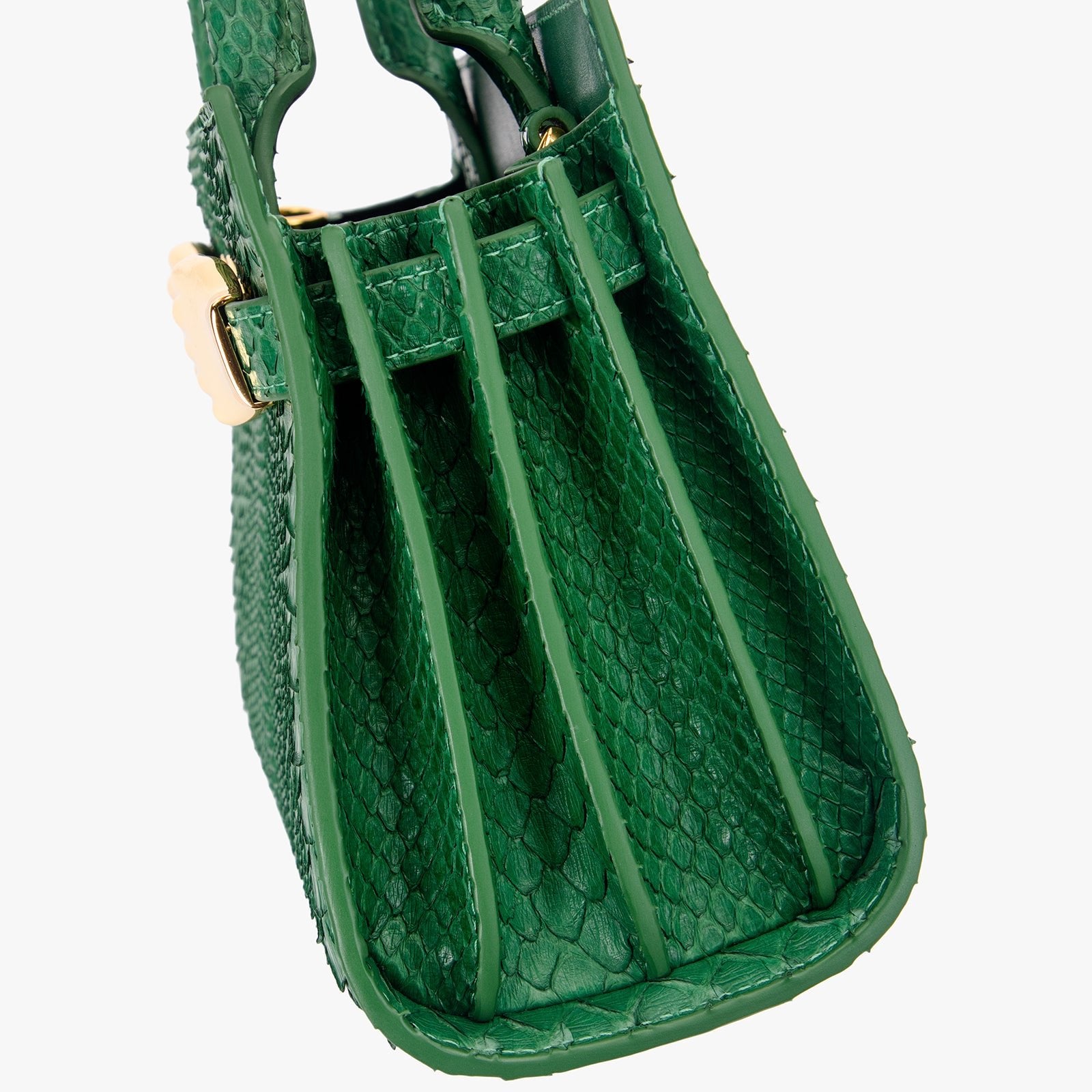 Python Skin Structured Bag