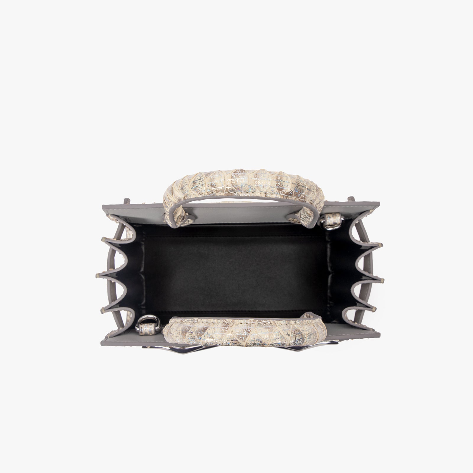 Python Skin Structured Bag