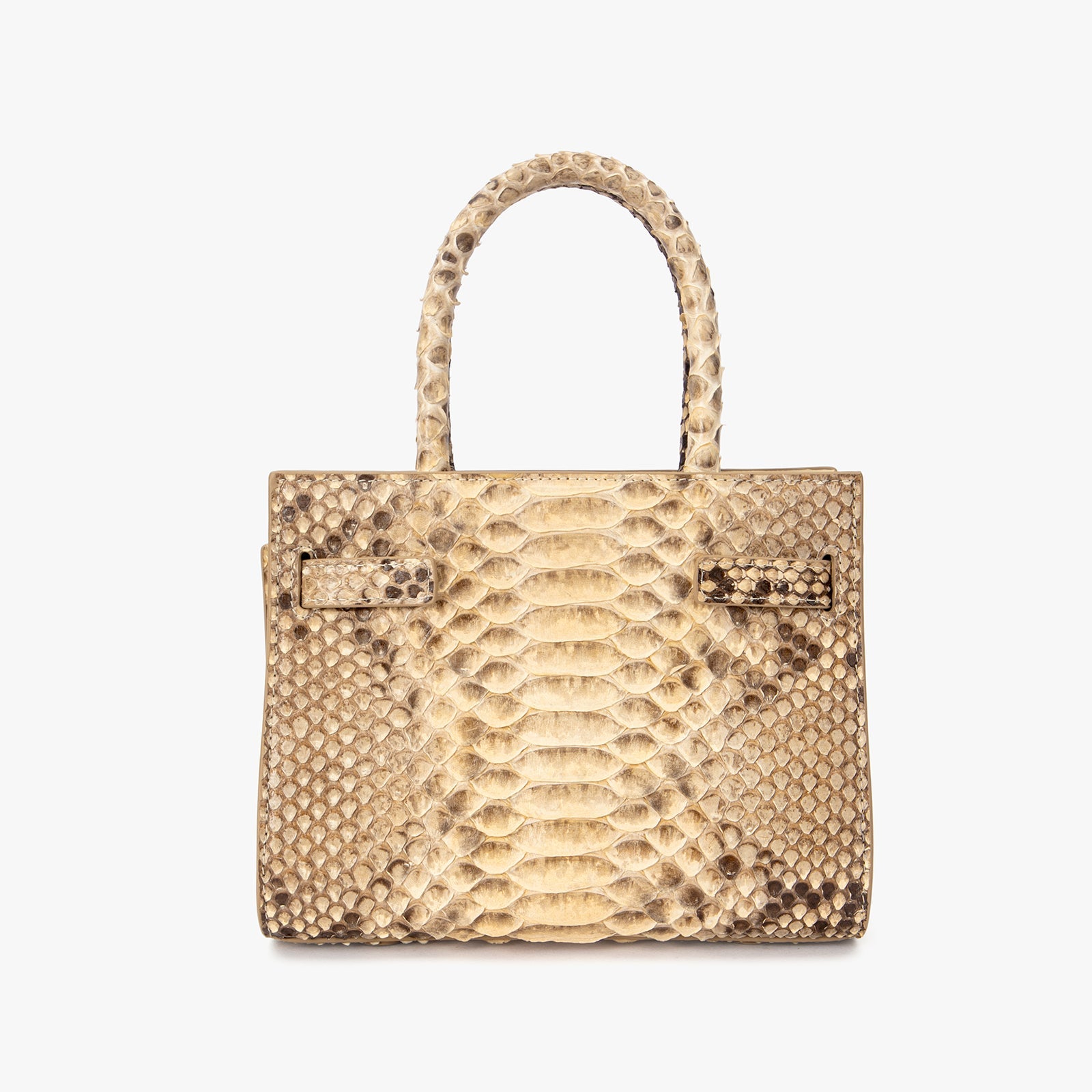 Python Skin Structured Bag