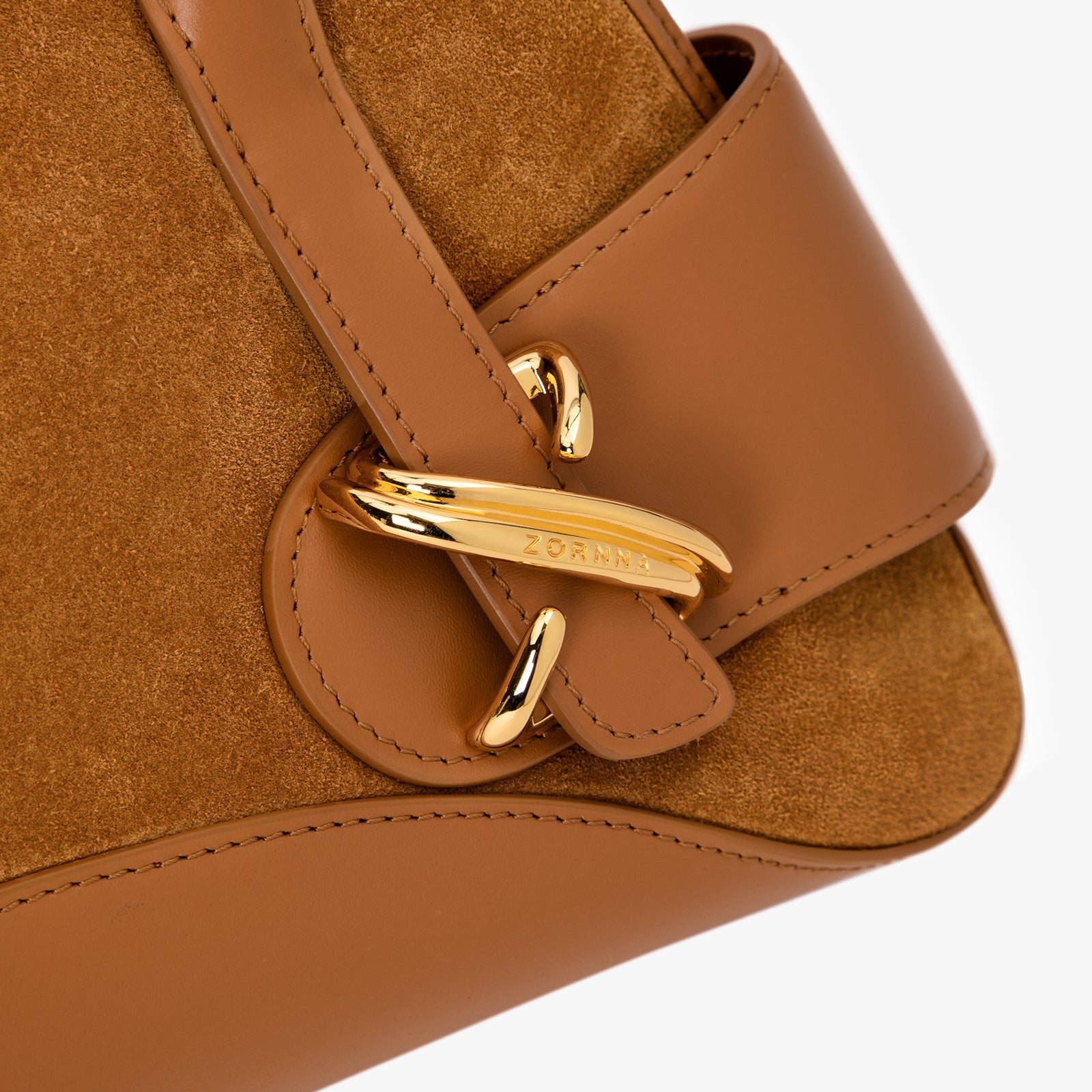 Axelväska i mockaläder