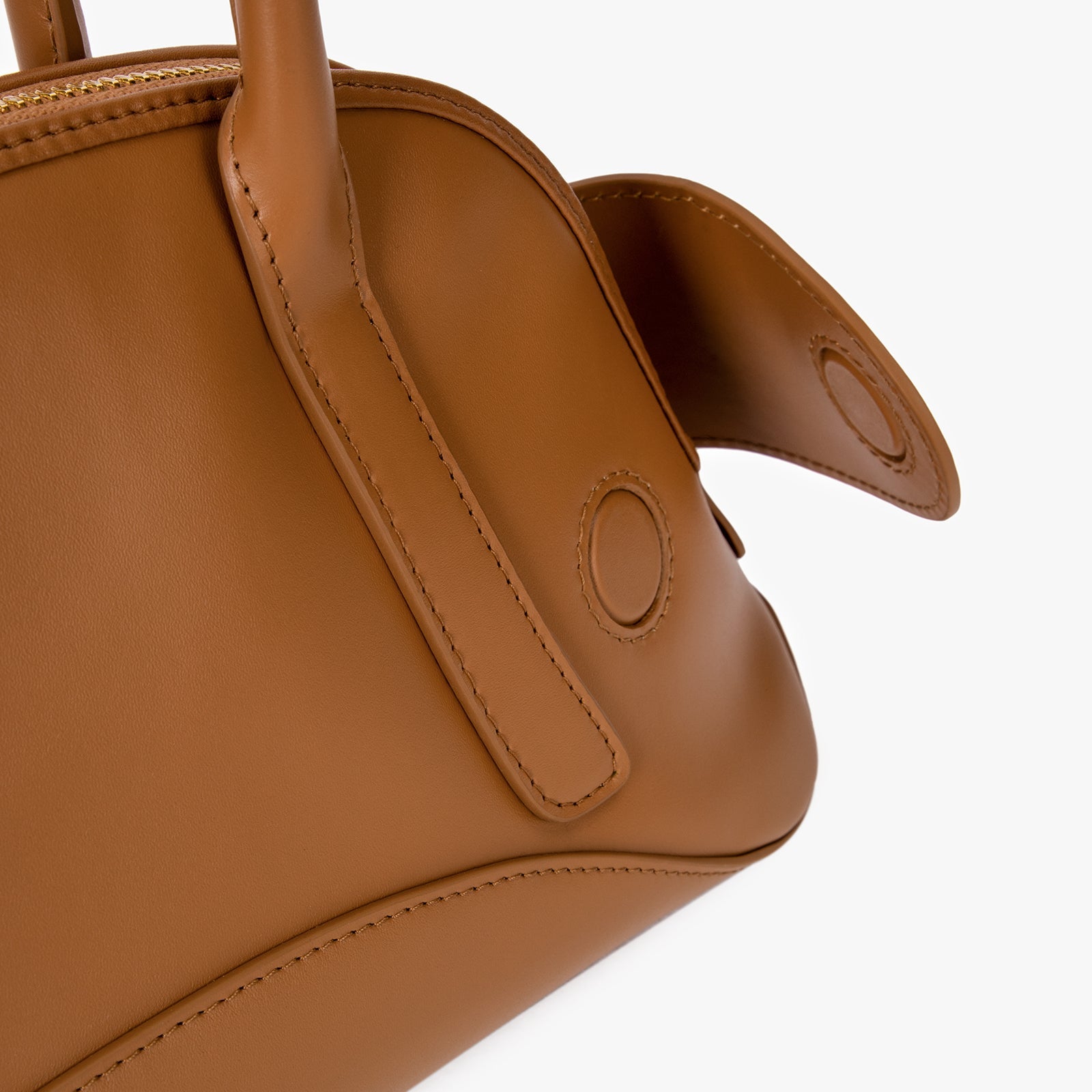 Axelväska i mockaläder