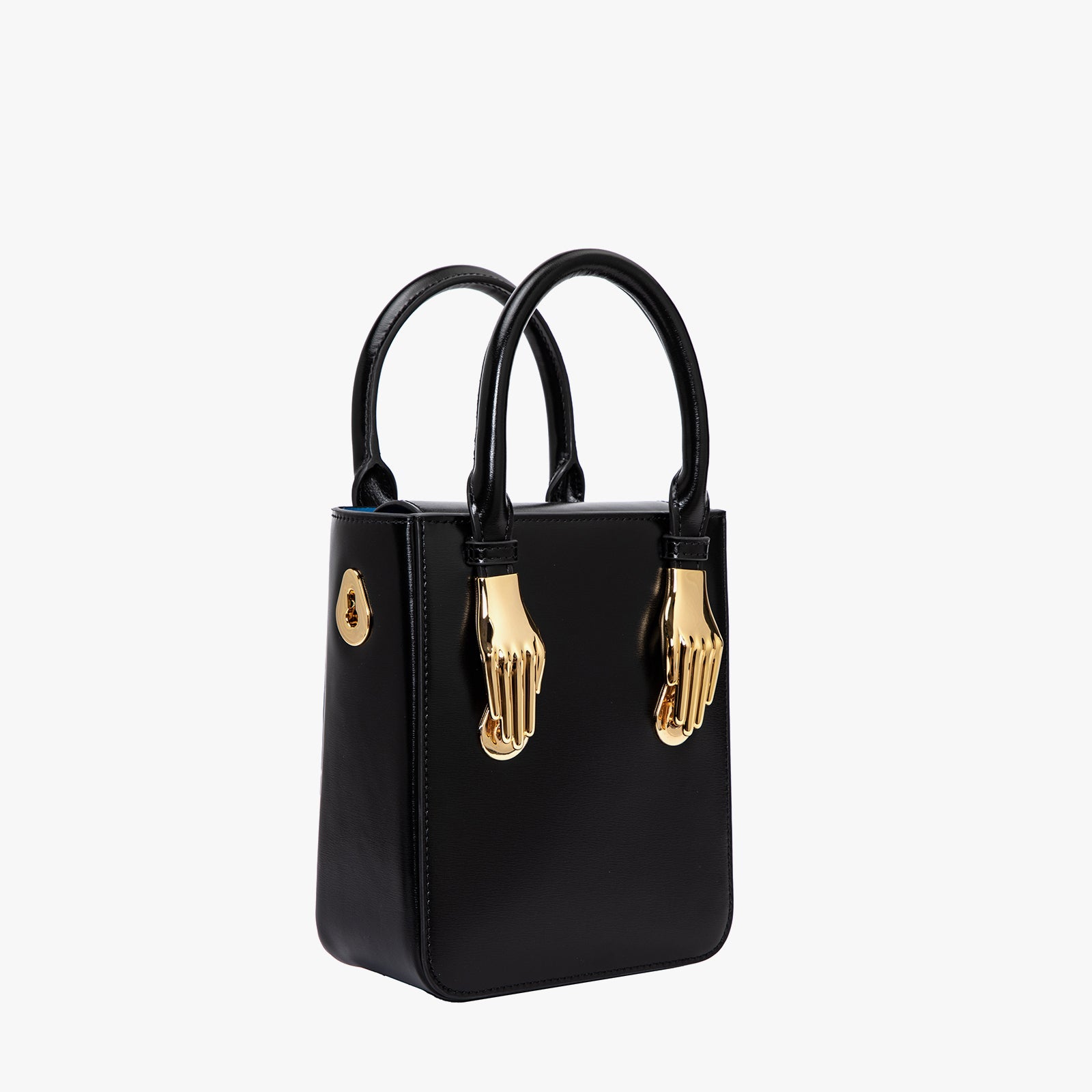 Aieda Black Crossbody Bag Top Handle