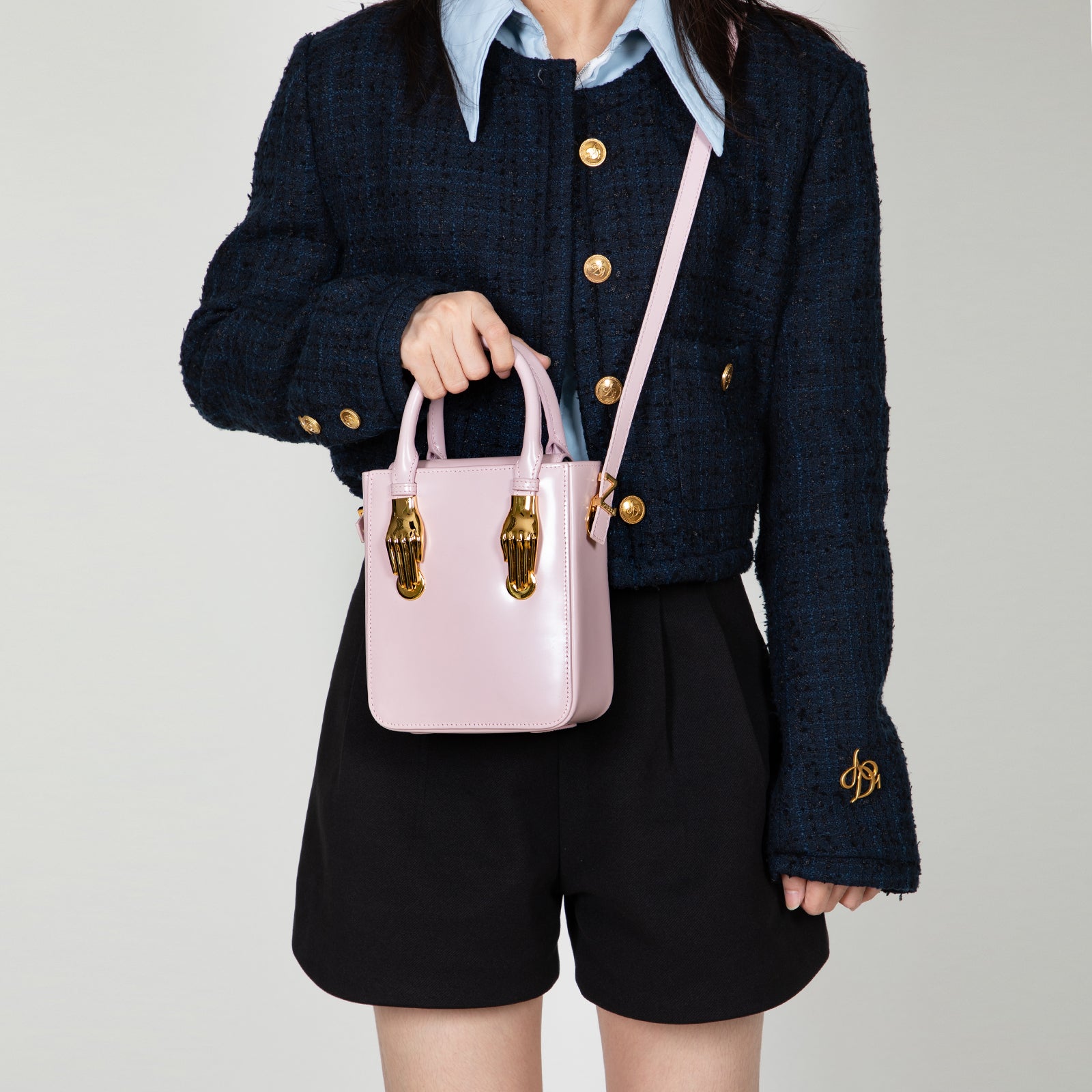 Aieda pink crossbody bag for women