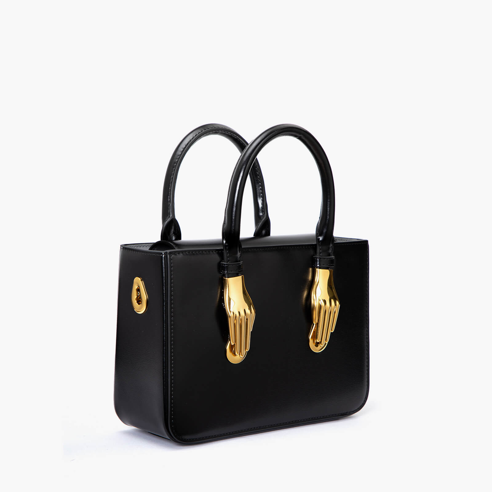 Aieda Small Leather Tote Bag