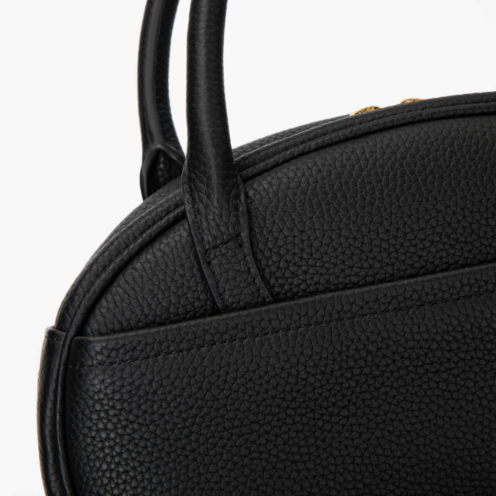 Emma Pebbled Leather Top Handle Bolsa